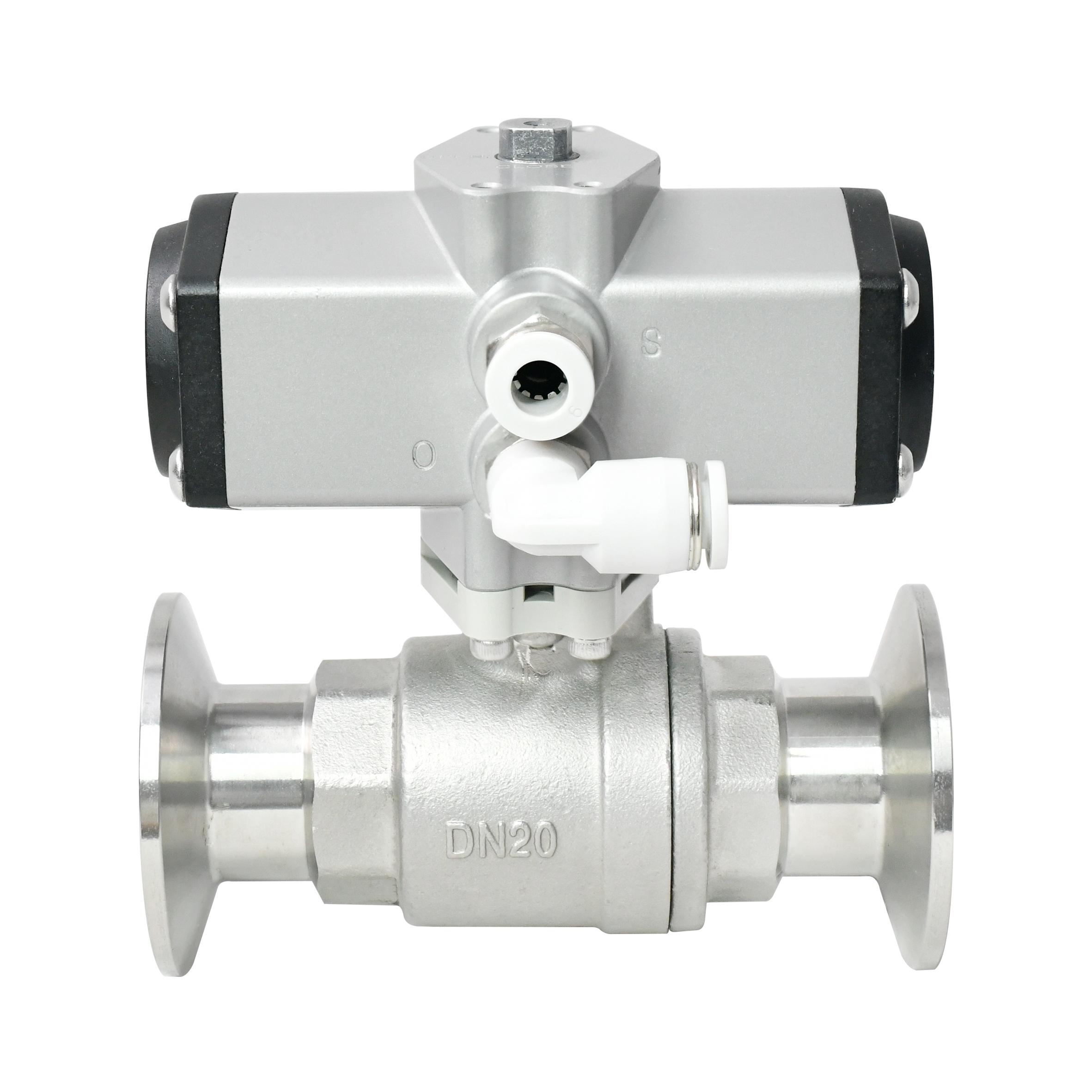 TONHEFLOW P30系列 DN20 不锈钢两通快装气动球阀，开关时间≤1S