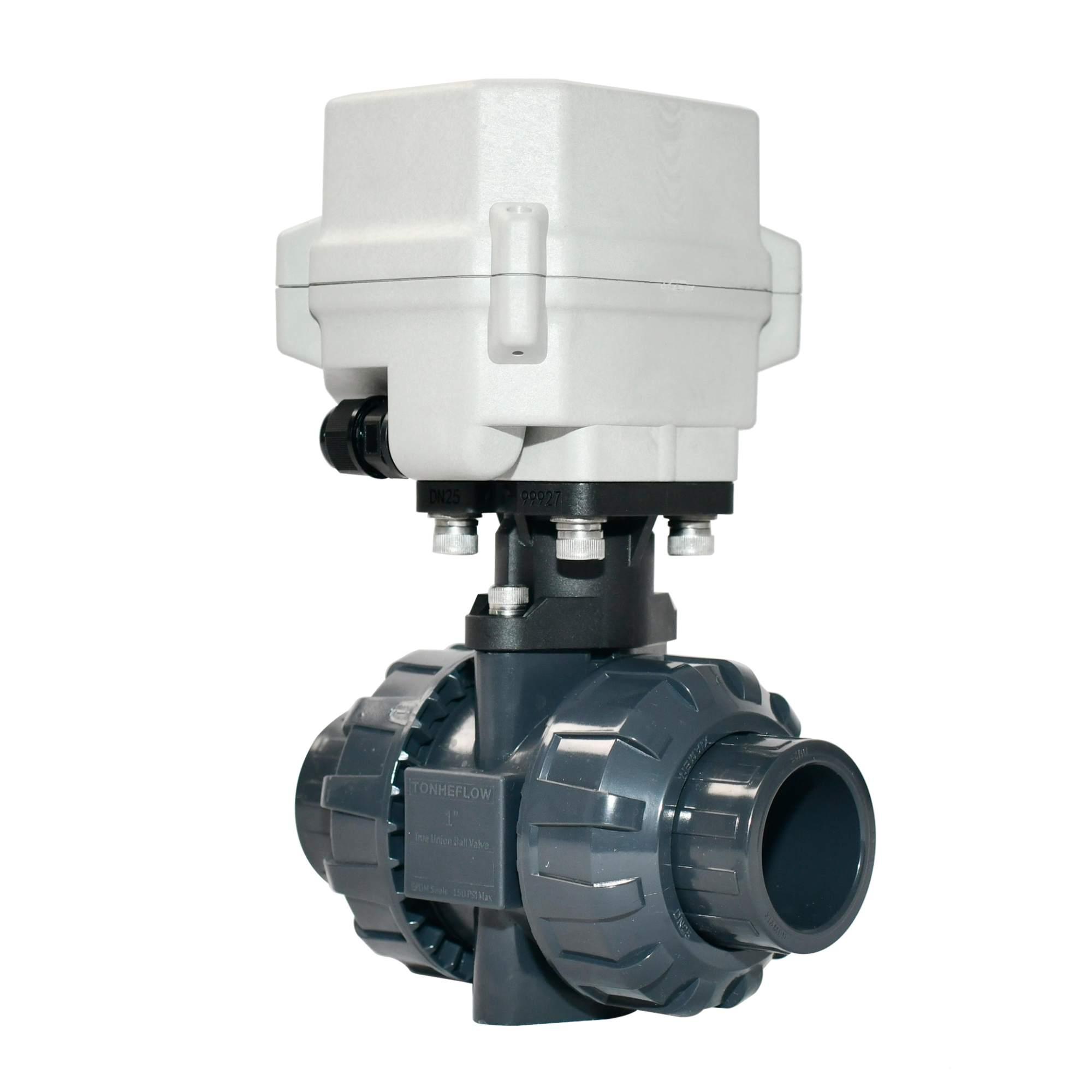 调节型-A150系列1寸UPVC比例调节两通球阀,IP67防护等级